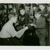 Ford - Exhibits - Edison Institute - Crowd of boys watch machine demonstrations