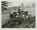 Ford - Ford, Edsel - On Ford tractor