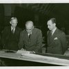 Ford - Ford, Edsel - Henry Ford, Harvey Gibson and Edsel Ford signing contract
