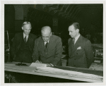 Ford - Ford, Edsel - Henry Ford, Harvey Gibson and Edsel Ford signing contract