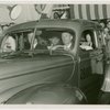 Ford - Ford, Edsel - In 28 millionth Ford car with A. Harry Moore