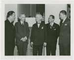 Ford - Ford, Henry - With Grover Whalen, Alfred Smith, Edsel Ford and Henry Ford II