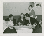 Ford - Ford, Henry - At luncheon with Fiorello LaGuardia and Grover Whalen
