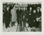 Ford - Ford, Henry - Giving speech with Grover Whalen, Henry Ford II, Edsel Ford, Alfred Smith and Fiorello LaGuardia