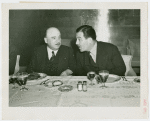 France Participation - Grover Whalen and Marcel Olivier at luncheon