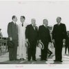 France Participation - Grover Whalen and Herbert Lehman with French officials on Bastille Day