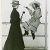 Two members of Green Guards of America in pageant