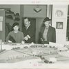 Gardens on Parade - Grover Whalen showing model to Harriet Barnes Pratt and Mrs. Ogden Reid