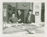 Gardens on Parade - Grover Whalen showing model to Harriet Barnes Pratt and Mrs. Ogden Reid