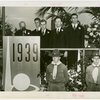 Gardens on Parade - President of New York Florists Club speaking at dedication with horticultural students and boy scouts