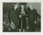 Gardens on Parade - Harriet Barnes Pratt with two men