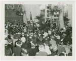 Gardens on Parade - Harriet Barnes Pratt speaking to crowd