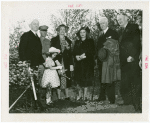 Gardens on Parade - Harriet Barnes Pratt, Tallulah Bankhead, Richard St. Barbe Baker and others with seedling