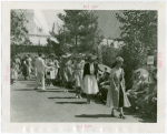 Gardens on Parade - Women displaying corsages for judges