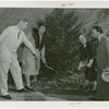 Gardens on Parade - Two women and two men with shovels
