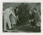 Gardens on Parade - Two women and two men with shovels