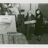 Gardens on Parade - Mrs. Herbert Lehman, Harvey Gibson and Harriet Barnes Pratt with roses to be sent to governors