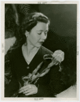 Gardens on Parade - Woman holding winning iris