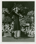 Gardens on Parade - Woman with prize carnations