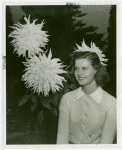 Gardens on Parade - Woman with dahlia blooms