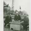 General Electric - Grover Whalen and two officials with model