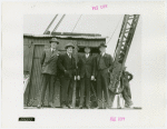 General Electric - Grover Whalen with officials and worker