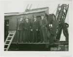 General Electric - Grover Whalen with officials and workers