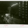 General Electric - Inventors testing indoor lightning generator