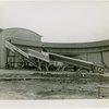 General Electric - Building - Electricians working on lightning bolt sculpture