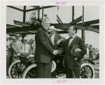 General Motors - William S. Knudson and Grover Whalen shaking hands