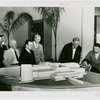 General Motors - Grover Whalen and officials examining model