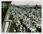 General Motors -Crowds lined up outside