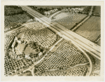 General Motors - Futurama - Sketch of highway running through countryside