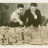 General Motors - Futurama - Norman Bel Geddes with man looking at model