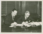 General Motors - Knudsen, William S. - Signing contract with Grover Whalen