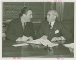 General Motors - Knudsen, William S. - Signing contract with Grover Whalen