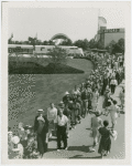 General Motors - Crowd outside building