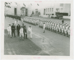 Georgia Participation - E. D. Rivers surveys troops in Court of Peace