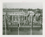 Georgia Participation - Crowd outside exhibit at dedication