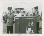 Georgia Participation - Robert Ramspeck speaking at Federal Employees Day ceremonies