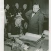 Georgia Participation - E.D. Rivers (Governor) - With wife signing guestbook