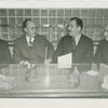 Glass Center - Grover Whalen signing contract with officials