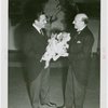 Great Britain Participation - Grover Whalen and other man with kangaroo and koala bear stuffed animals