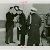 Great Britain Participation - Grover Whalen greeting officials men in uniform