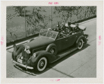 Great Britain Participation - Uniformed men and Grover Whalen in car