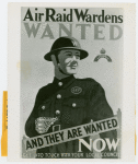 Great Britain Participation - Recruiting poster for air raid wardens