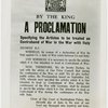 Great Britain Participation - Proclamation designating war contraband