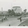 Great Britain Participation - King and Queen - Procession in front of Administration Building