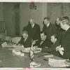 Great Britain Participation - Contract Signing - Grover Whalen, Sir Louis Beale, William Standley with others
