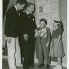 Great Britain Participation - Stamp Exhibit - Ernest Kehr and man with boy and girl